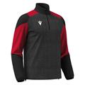 Cuzco Training 1/4 Zip Top BLK/RED XXL Teknisk treningsgenser - Unisex