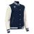 Fiddle varsity college NAV/WHT XL Collegejakke - Unisex 