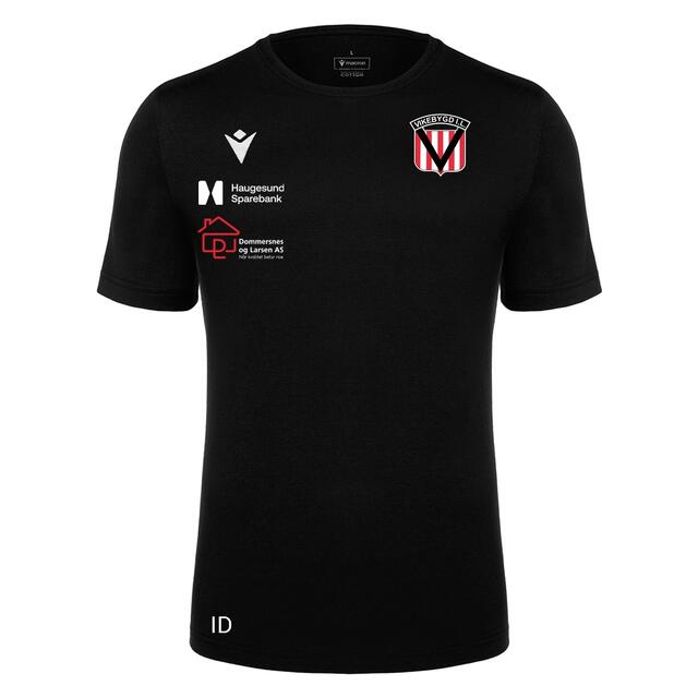 Vikebygd IL Boost ECO Sort T-skjorte i Bomull